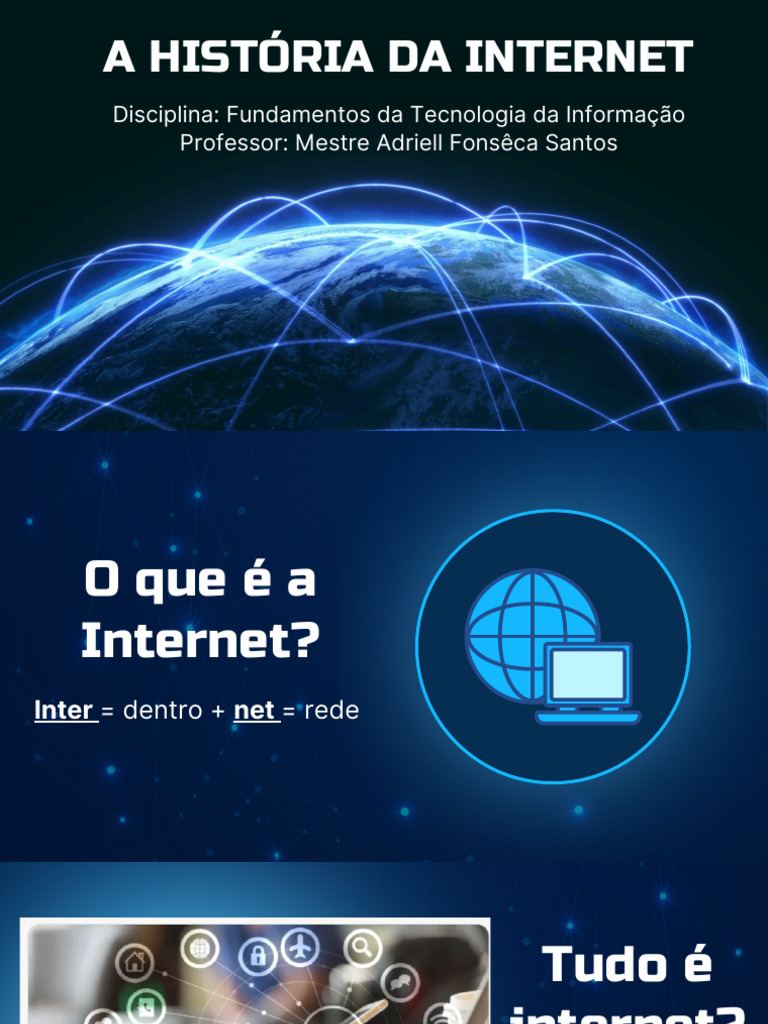 Evolução e Invenção da Internet | PDF | Internet | Rede mundial de ...