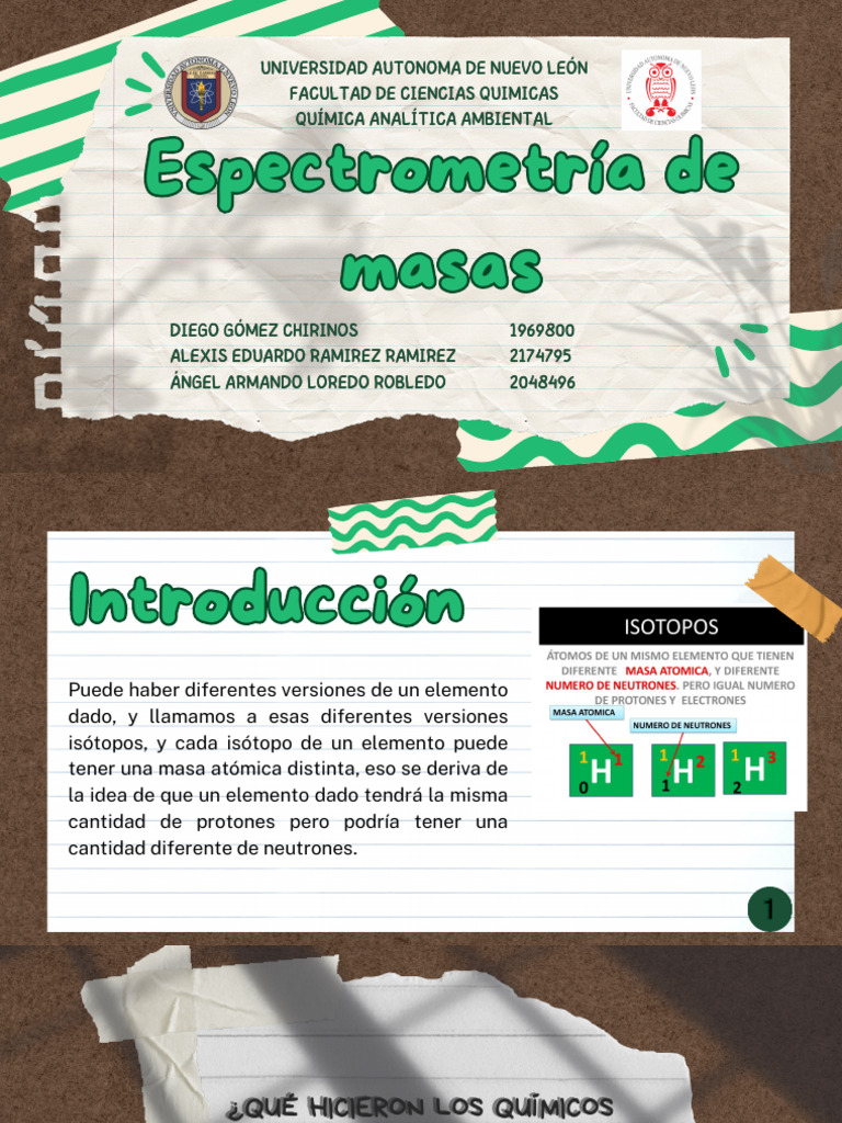 Espectrometría de Masas | PDF | Espectrometría de masas | Ionización