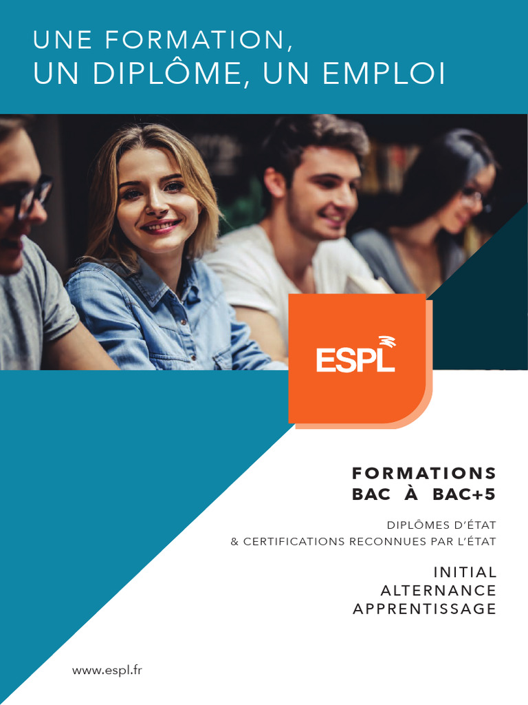 Formations et Diplômes à l'ESPL | PDF | Maîtrise en administration des ...