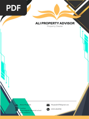 Minimalist Business Letterhead