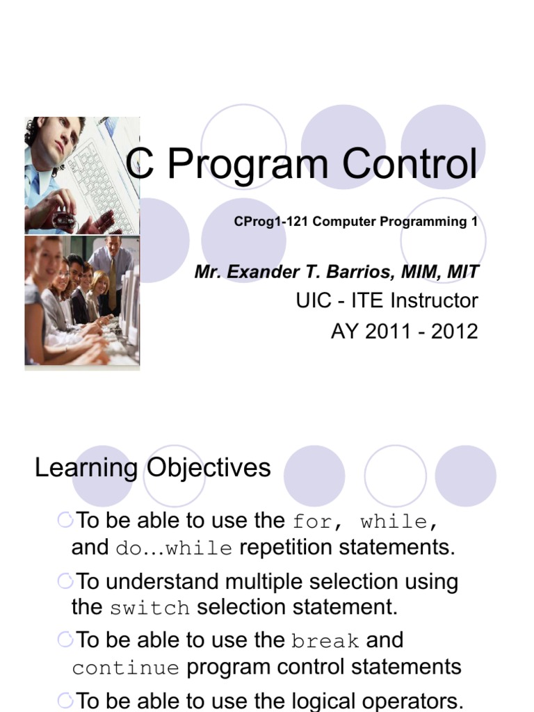 Lesson 4 C Program Edited) | PDF | Control Flow | Summation