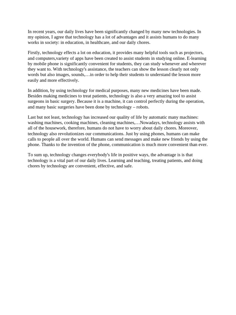 TOPIC TECHNOLOGY - Edited | PDF | Social Science