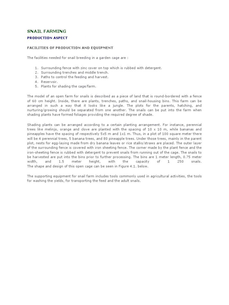 Snail farming usa picture