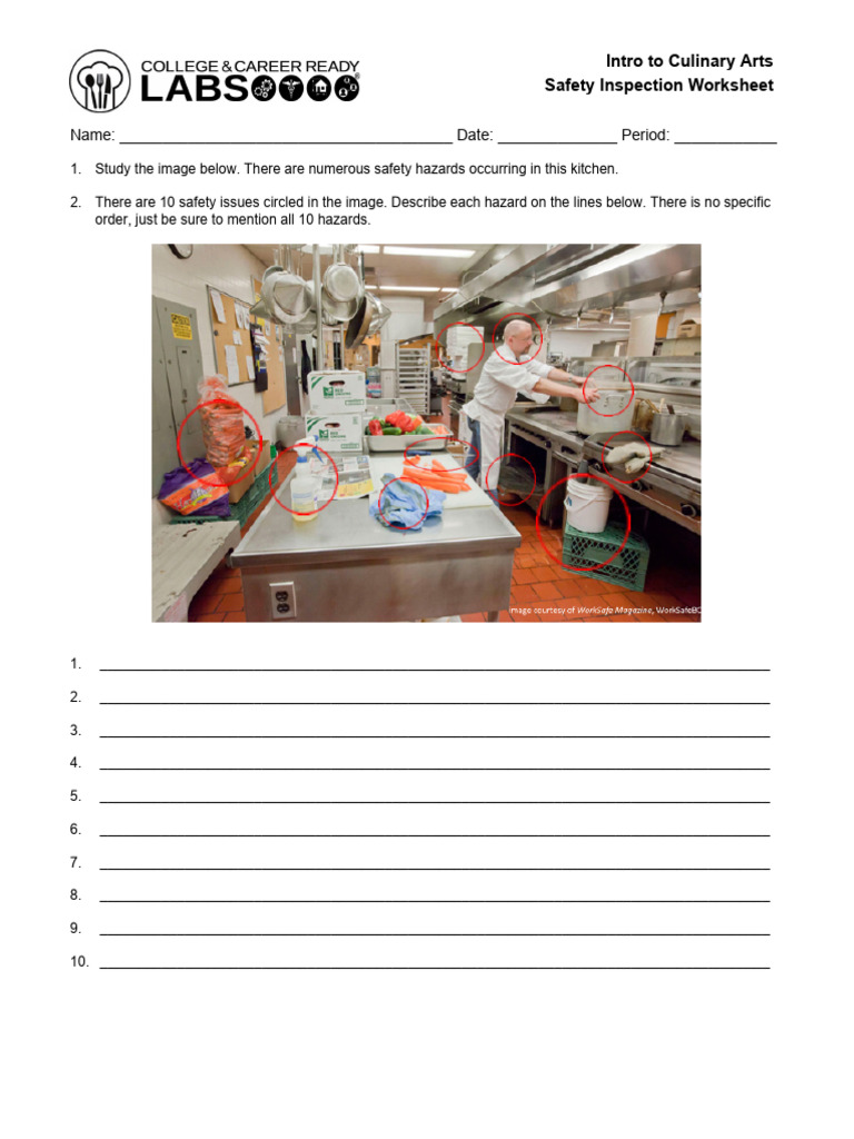 Culinary Safety Hazards Guide | PDF | Finance & Money Management ...