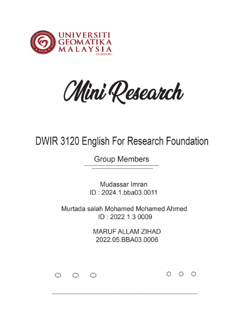 mini research | PDF | Educational Technology | Learning