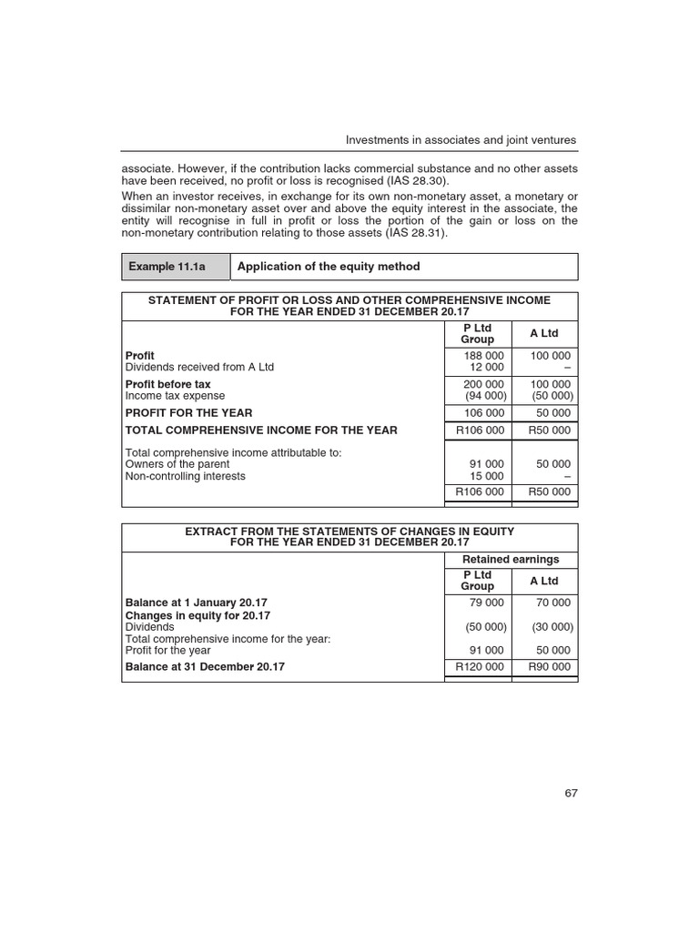 Investments in Associates Overview | PDF | Equity (Finance) | Retained ...