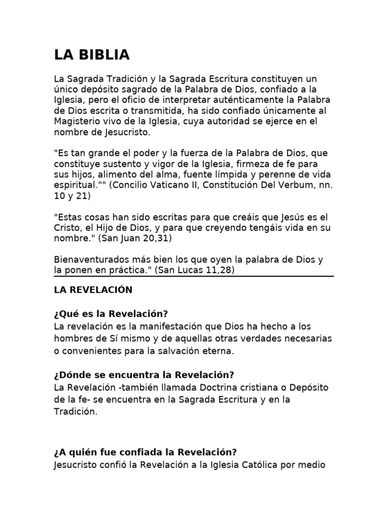 Índice de Libros de la Biblia | PDF | Biblia | Viejo Testamento