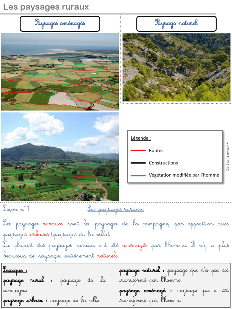 Les paysages ruraux expliqués | PDF | Sciences de la terre | Gestion ...