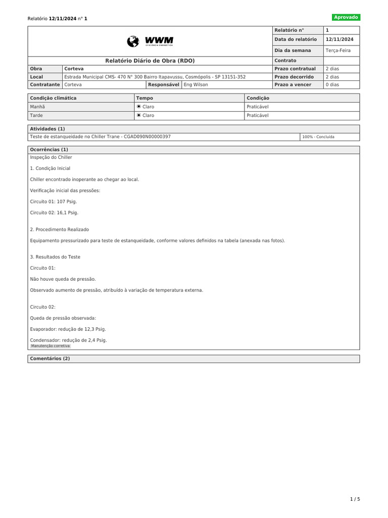 Relat rio t cnico chiller trane n 1 12 11 2024 pdf