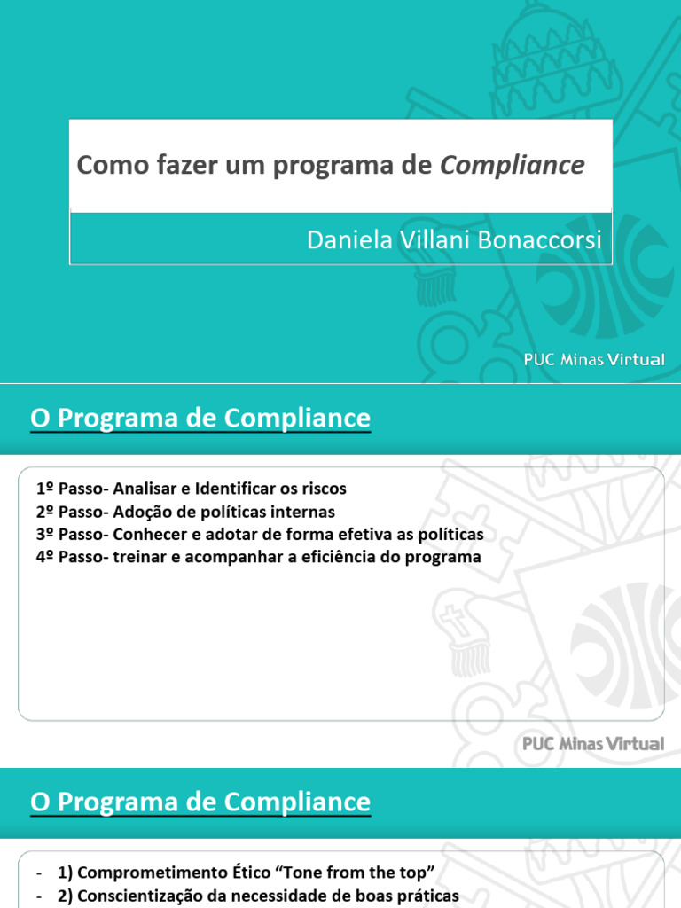 Guia Prático para Programa de Compliance | PDF | Conformidade ...