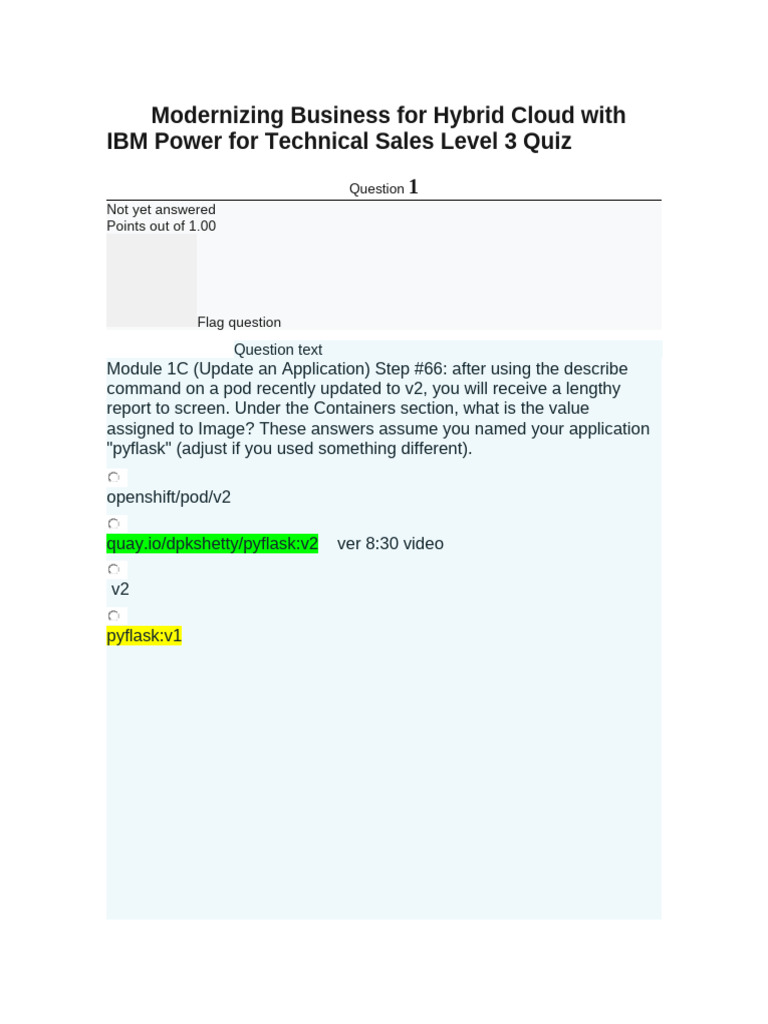 Modernizing Business For Hybrid Cloud With IBM Power | PDF | Computers