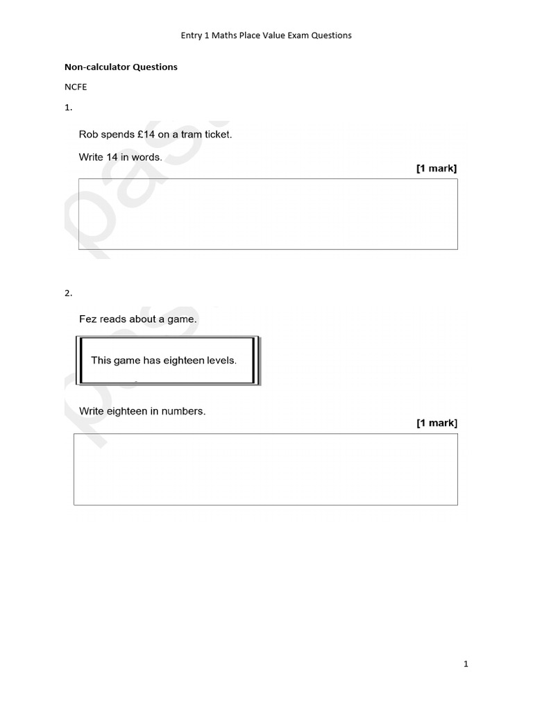 Functional Skills Maths Curriculum Overview