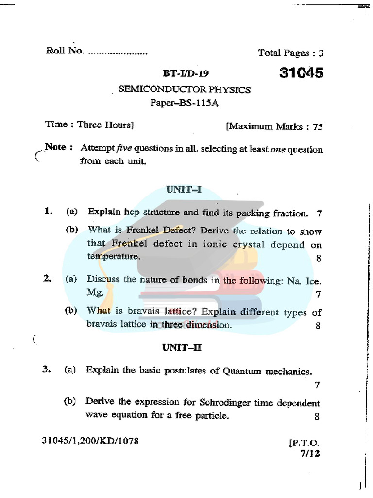 Sphy 2019 Kuk Cse | PDF
