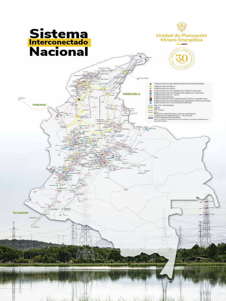 Mapa del Sistema Interconectado Nacional | PDF