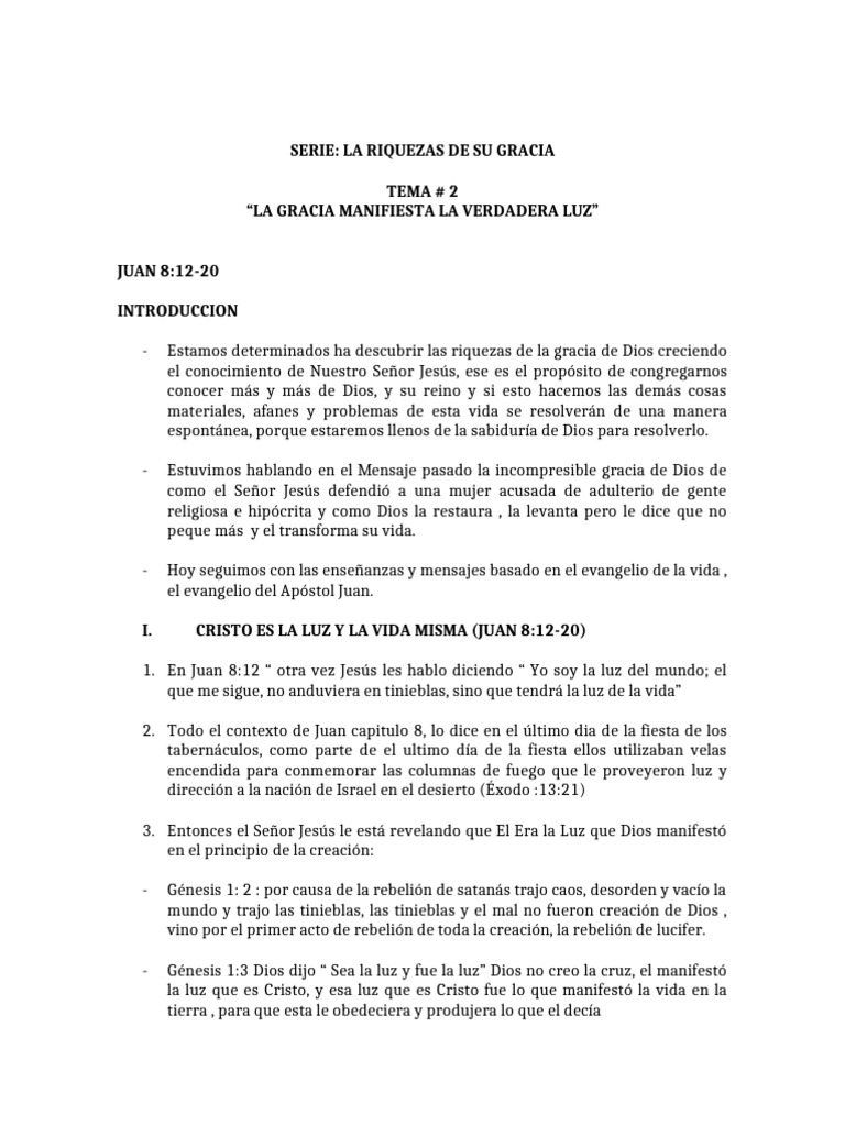 La Riqueza de Su Gracia 2 | PDF | Jesús | Cristo (título)