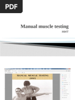 Manual Muscle Test Grading Guide | PDF | Diseases And Disorders ...