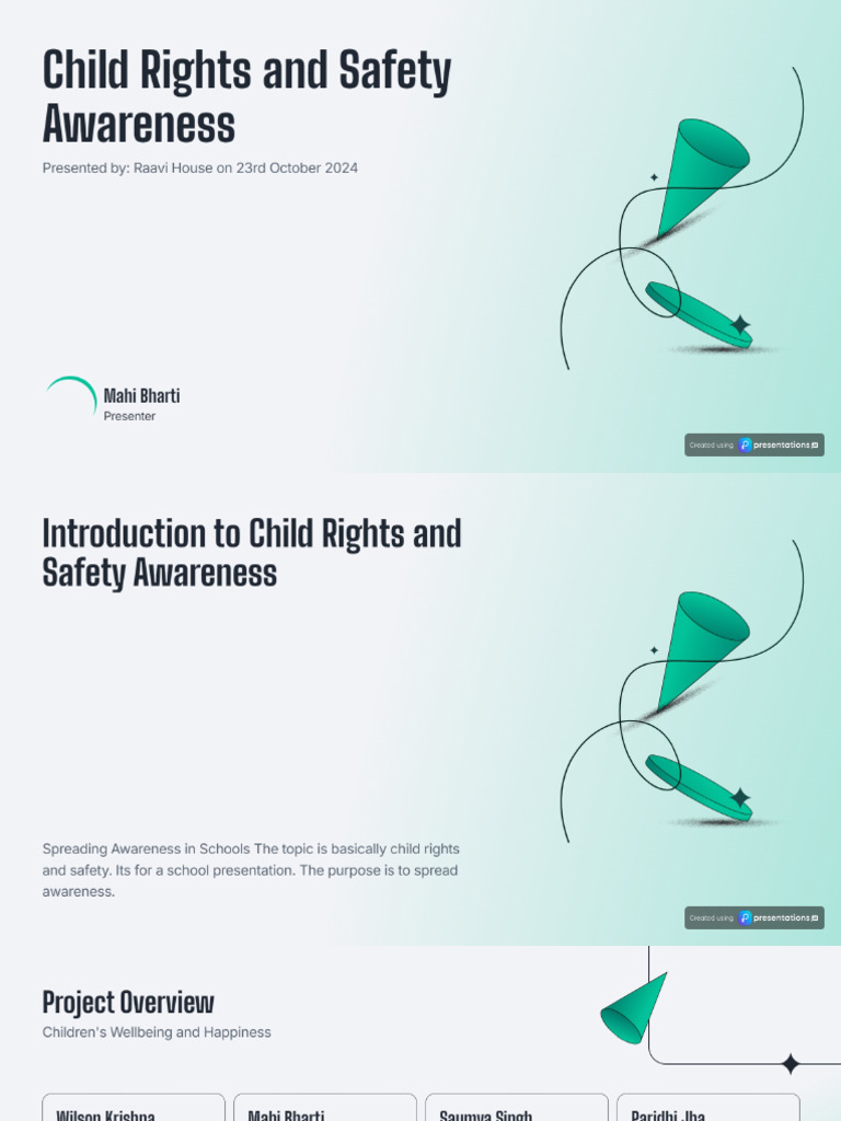 Child Rights and Safety Awareness | PDF