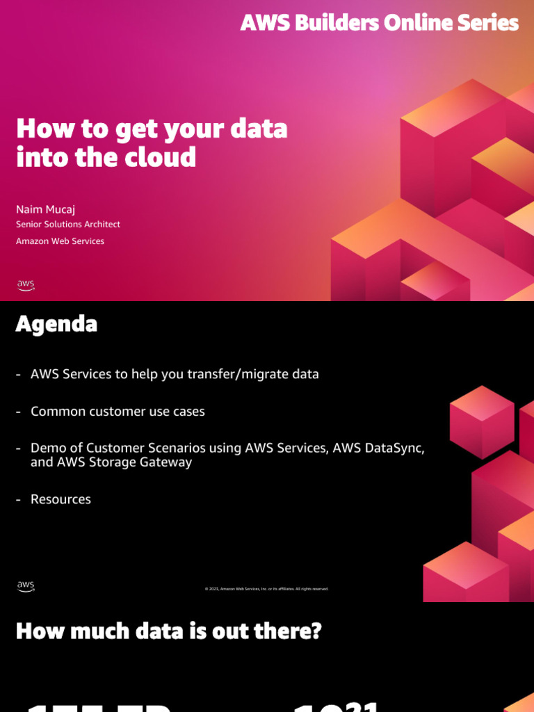 PDF Slide How To Get Your Data To The Cloud | PDF | Amazon Web Services ...
