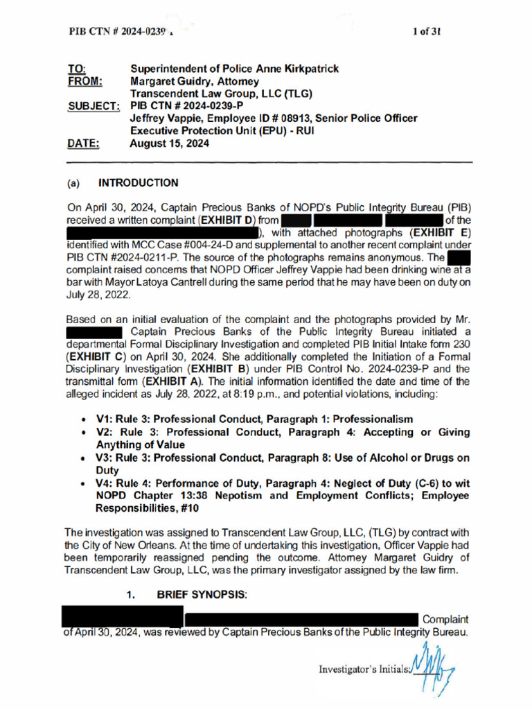 2024 0239 P Signed Investigation - Redacted | PDF