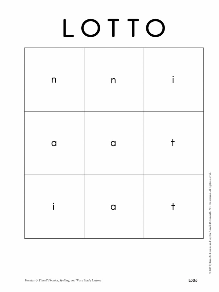 Lotto Cards AINT | PDF | Learning | Pedagogy