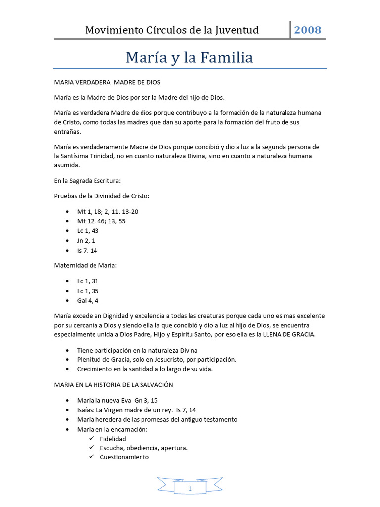 12 María | PDF | María, madre de Jesús | Cristo (título)