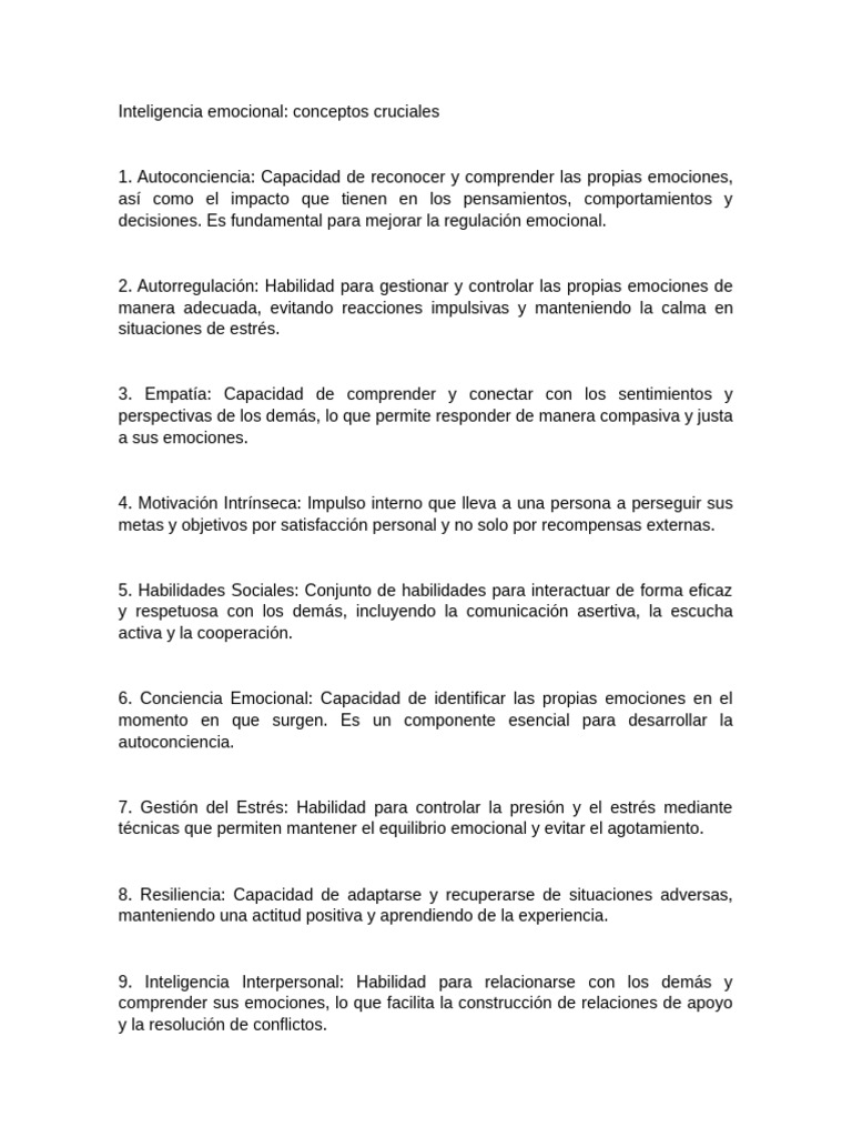Claves de la Inteligencia Emocional | PDF | Las emociones | Psicología ...