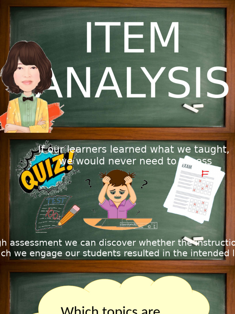 Steps for Item Analysis and Validation | PDF | Learning | Cognition