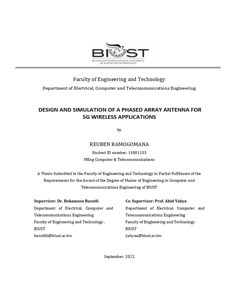 Phased Array Antenna Design for 5G | PDF | Antenna (Radio ...