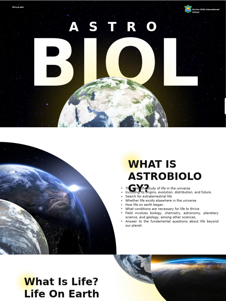 Understanding Astrobiology and Life Beyond Earth | PDF | Astrobiology ...
