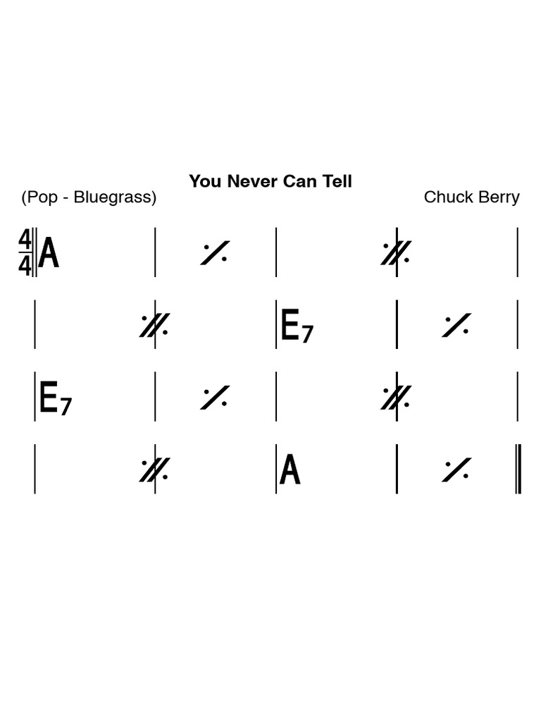 You Never Can Tell | PDF