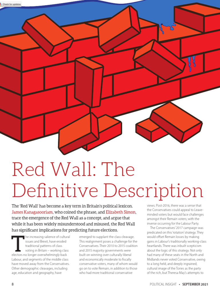 Understanding the Red Wall Shift | PDF | Conservative Party (Uk ...