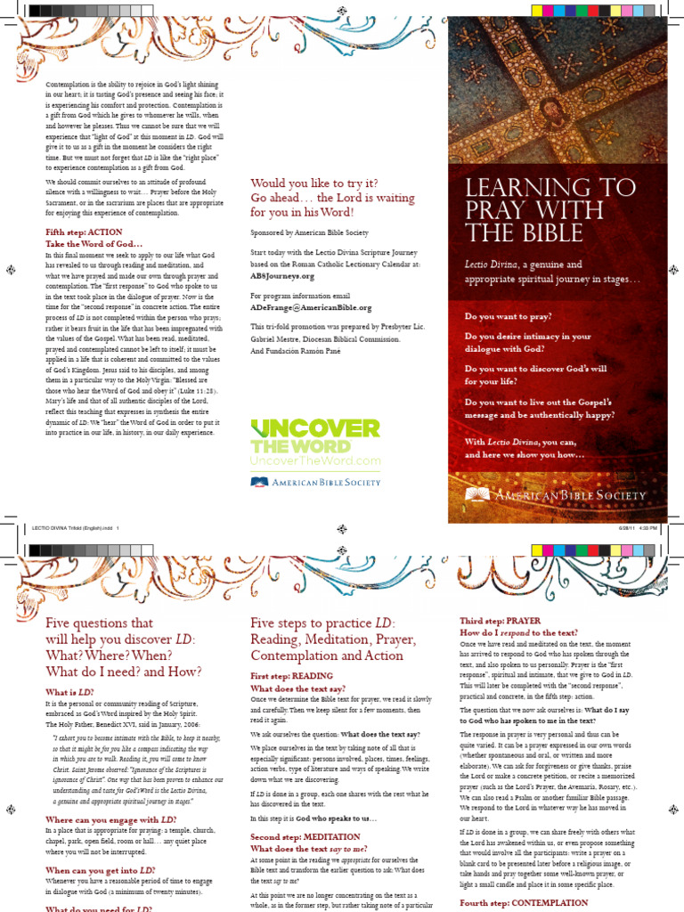 Discover Lectio Divina for Prayer | PDF | Lectio Divina | Prayer