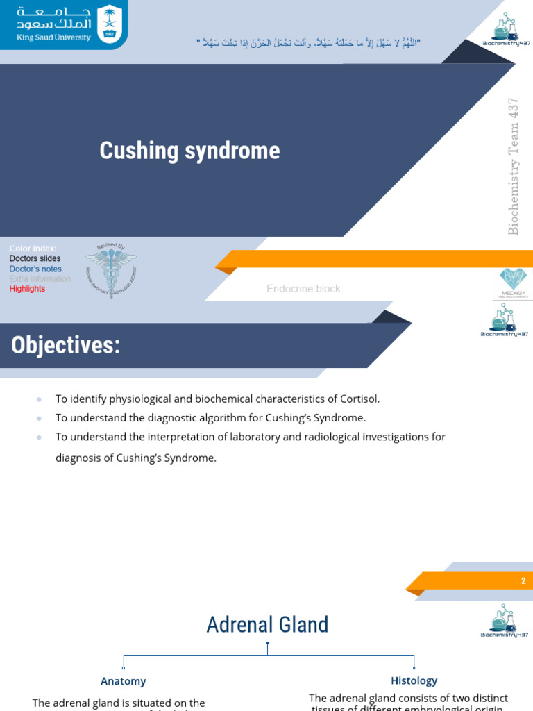 5 - Cushing Syndrome | PDF | Cortisol | Adrenocorticotropic Hormone