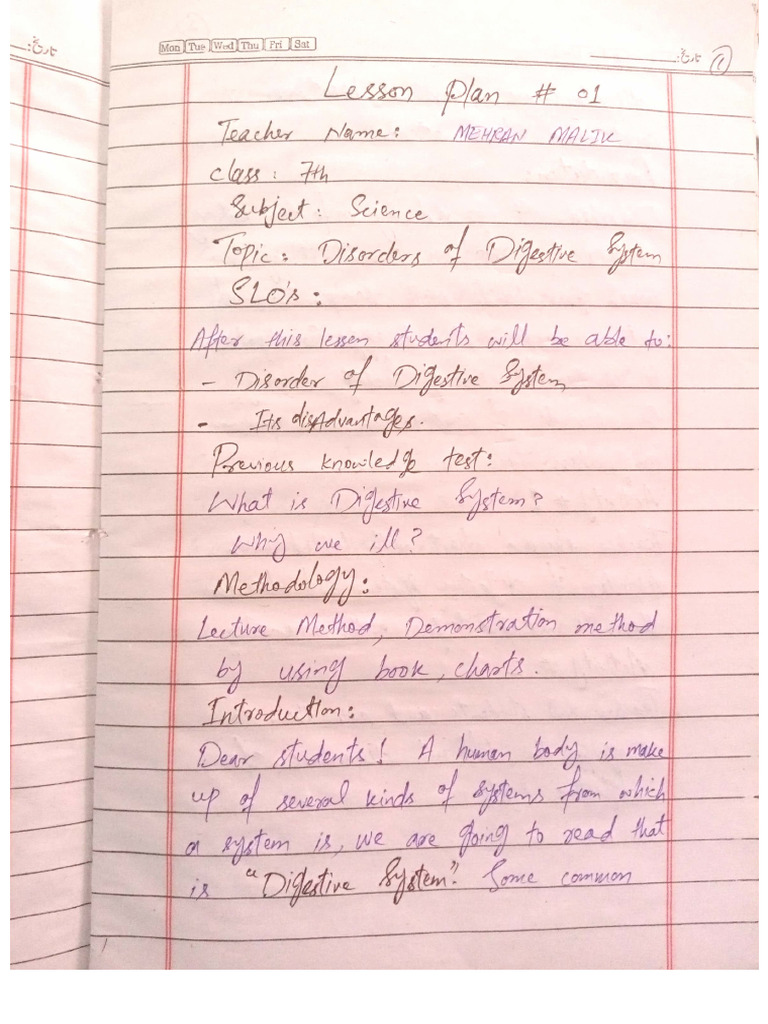 40 Lesson Plan-1 | PDF