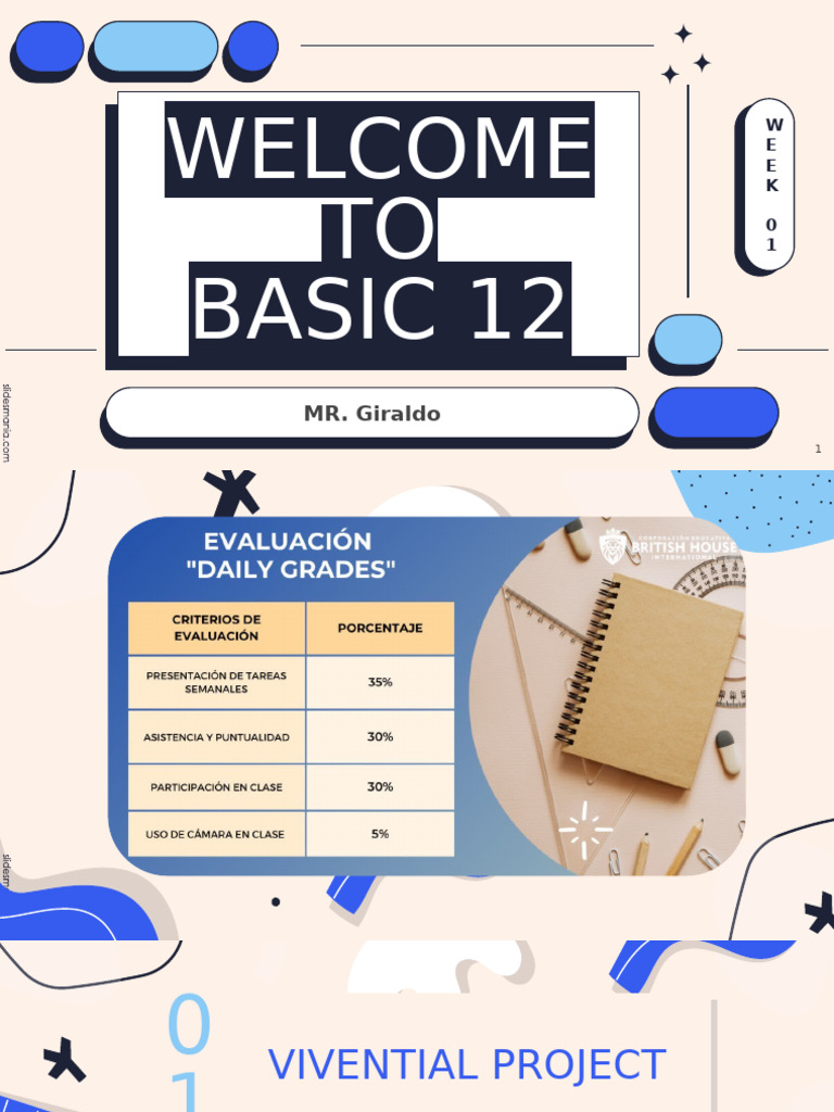 Basic 12 - Week 1 | PDF
