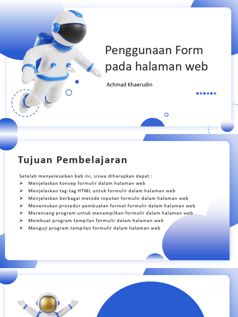 Belajar Formulir Web HTML | PDF