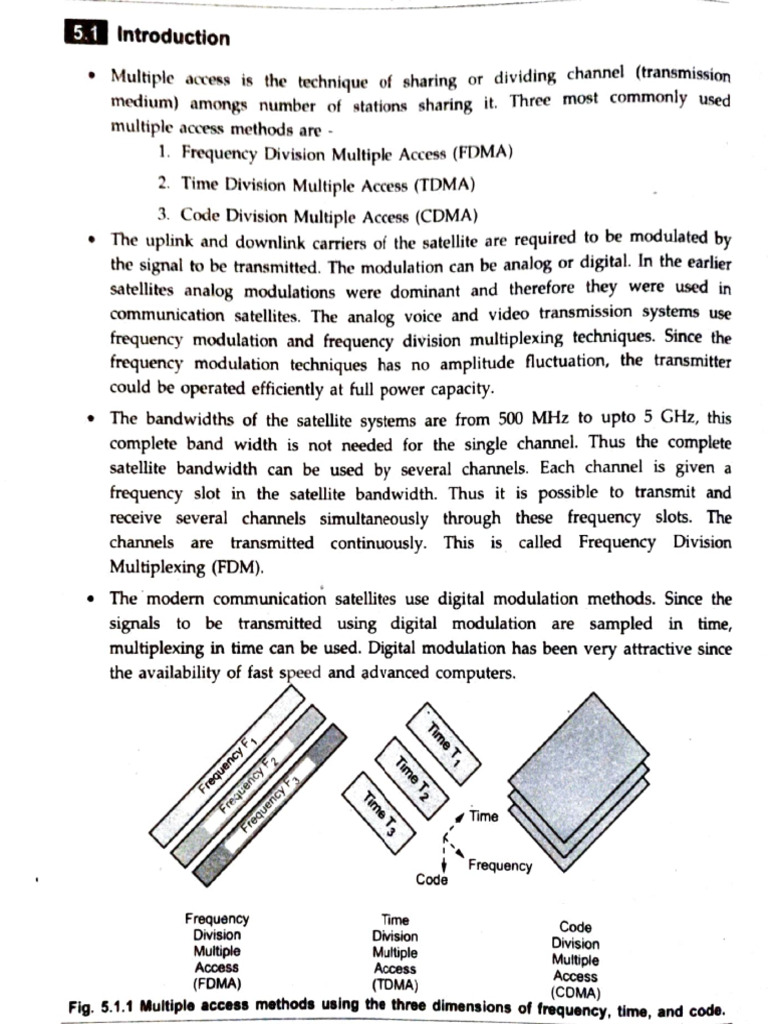 Satellite Comm - Unit Iii Material | PDF | Channel Access Method ...