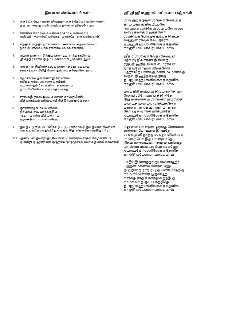 Mooka Pancha Sathi Class PDF | PDF