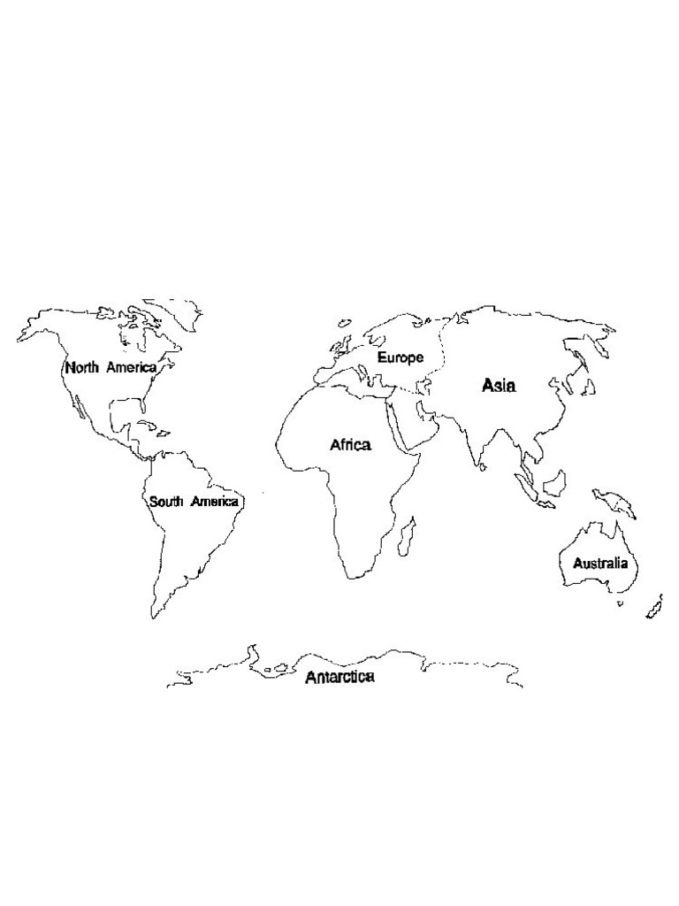 Blank World Map | PDF