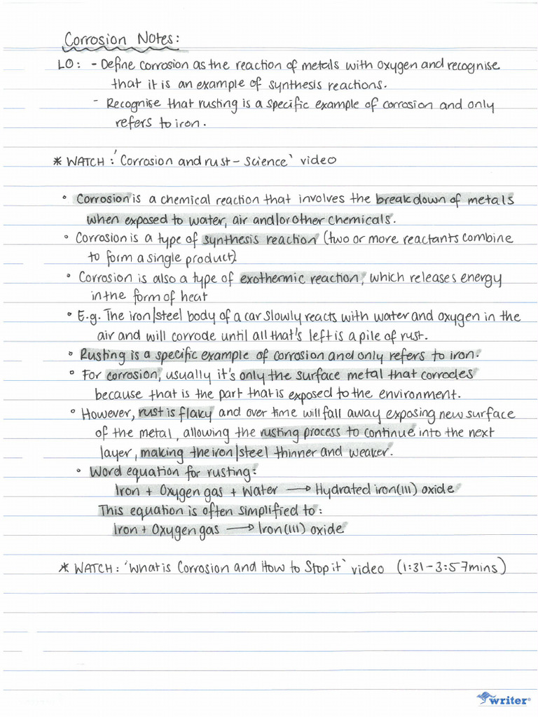 17 Corrosion Notes | PDF