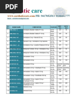 MDRP and GMAP Price List 2024 | PDF | Drugs | Tablet (Pharmacy)