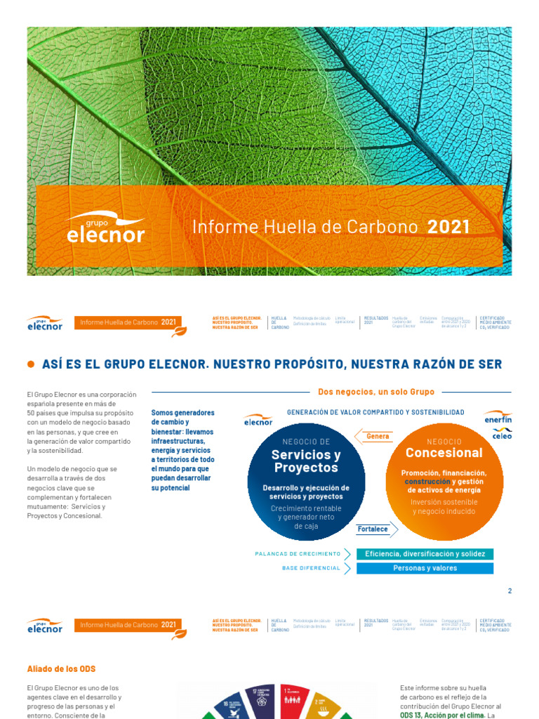 Diapositivas Informe Huella Carbono | PDF | Huella de carbono | Gases ...