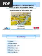 Standarization of Civil Engineering Works of SHP