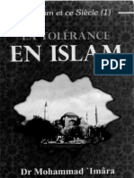 La Tolérance en Islam: DR Mohammad 'Imâra