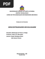 Descontinuidades em Soldagem