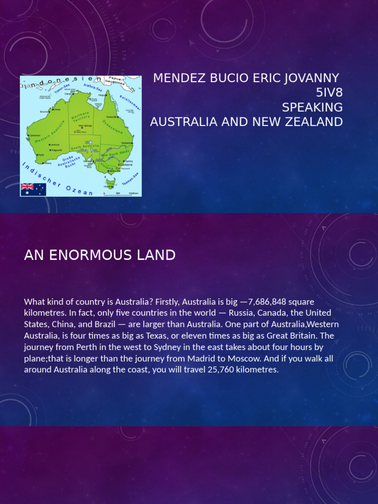 Overview of Australia's Geography and History | PDF | Australia | New ...