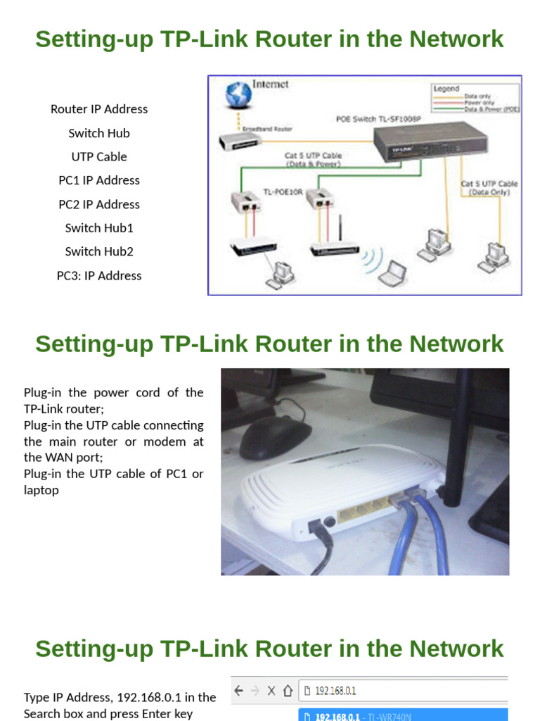 TP-Link Router Setup Guide | PDF