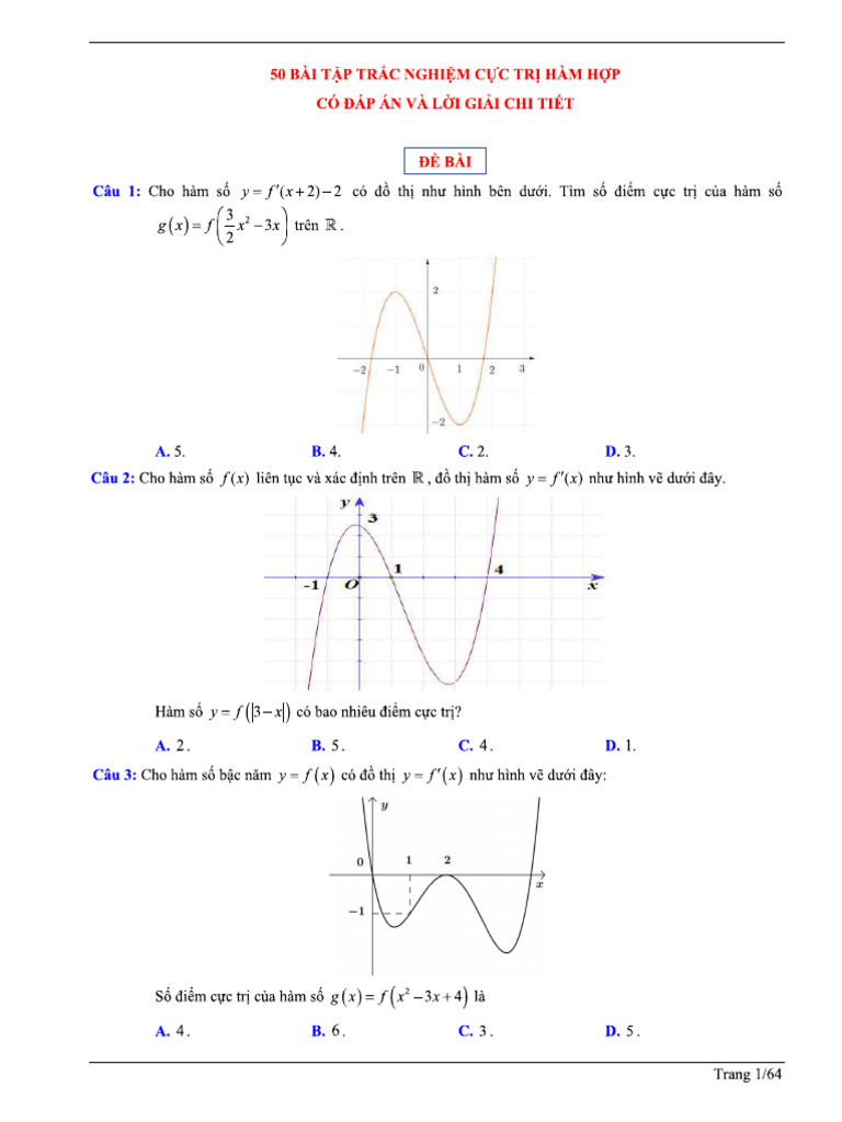 Toan 12 Bai Tap | PDF