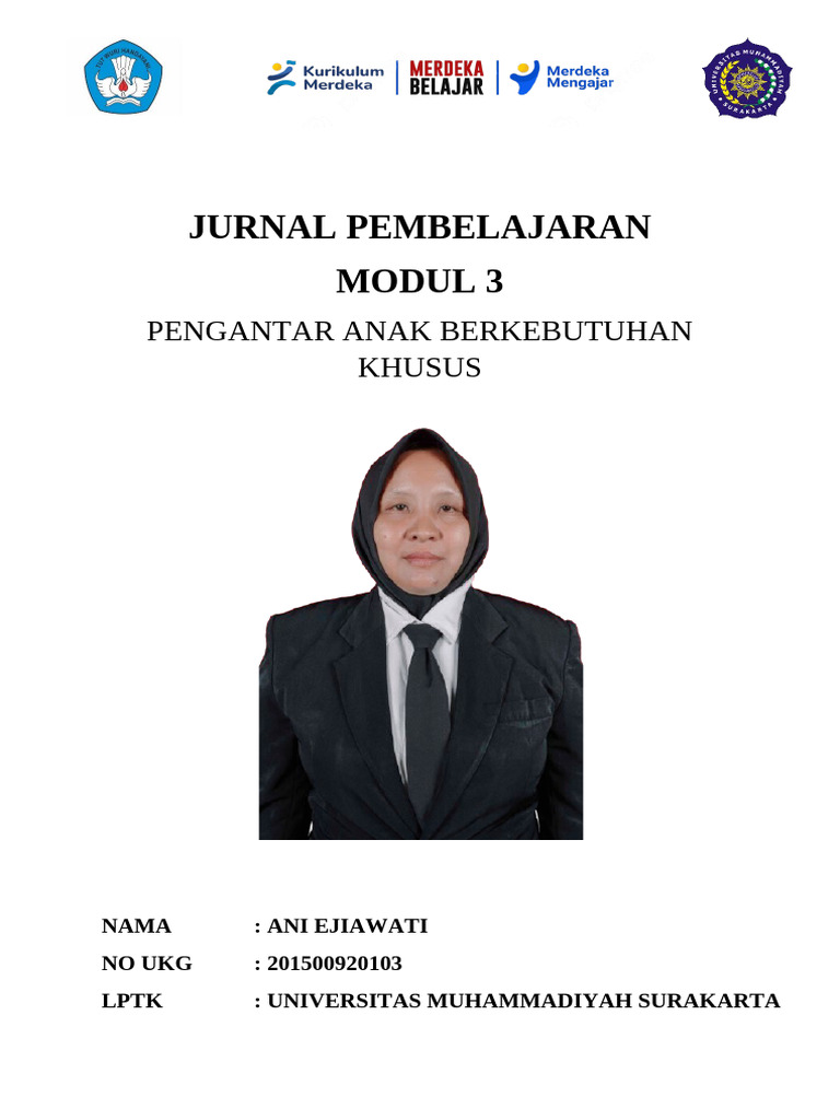 Jurnal Pembelajaran 3 | PDF | Karier & Perkembangan | Seni & Disiplin ...