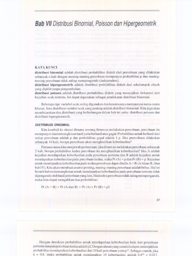 Contoh Soal Dan Pembahasan Distribusi Binomial - Contoh Soal Terbaru